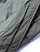 Puredown Women's Light Long Goose Down Jacket Hooded Coat, Army Green