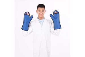PROSTEC X-ray Protective Gloves for Veterinary ,0.5mmpb,Radiation Safety Leaded Gloves for X-Ray MRI CT Radiation Protection-VET MITTS