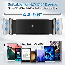 ROADOM Tablet Stand, Adjustable 360° Swivel