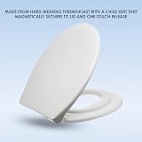 AQUALONA Premium Thermoplastic Family Toilet Seat Soft Close view 6