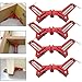 OTRMAX 90-Degree Right Angle Clamp Quick-grip Corner Clamp DIY Woodworking Frame Picture Glass Holder, Set of 4