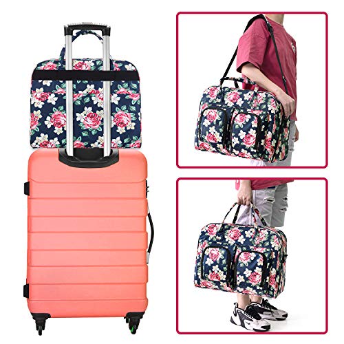 Teamoy Sewing Machine Carrying Case, Sewing Machine Tote with Bottom Wooden Board Pad for Most