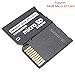 Memory Stick Pro Duo Adapter, MicroSD to MS PRO Duo Adapter for Sony PSP, Camera and Others