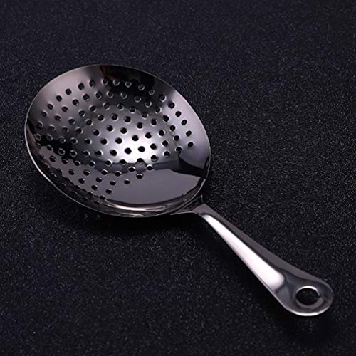 BESTONZON Stainless Steel Julep Strainer Cocktail Strainer Bar Drink Strainer (Black) – Bild 6