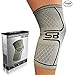 SB SOX Compression Knee Brace - Great Support That Stays in Place - Perfect for Recovery, Everyday Use - Best Treatment for Pain Relief, Meniscus Tear, Arthritis (Gray/Black, X-Large)