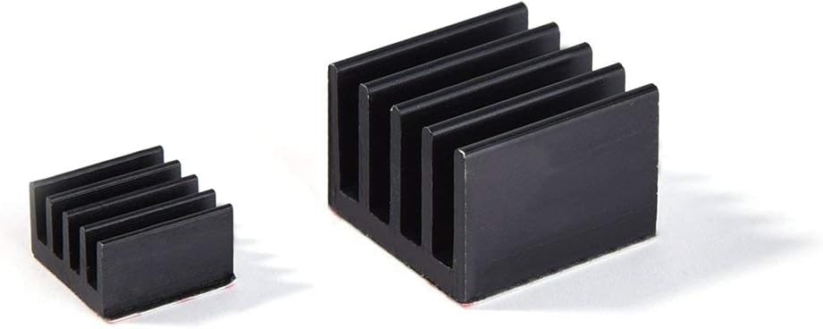LoveRPi 5-Pack Black Performance Heatsink Set for Raspberry Pi 3 Model B+ (10 Heatsinks)
