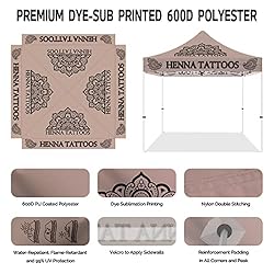Pop Up Canopy Tent for Henna Tattoos