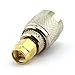 DGZZI 2-Pack TNC Male to SMA Male RF Coaxial Adapter TNC to SMA Coax Jack Connector