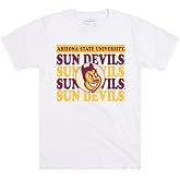 Homefield Officially-Licensed College T-Shirt | Repeating Name Mascot Tee | Premium School T-Shirt With Soft Bi-blend Fabric For Lightweight And Breathable Comfort | Athletic Fit