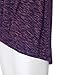Timeson Women V Neck Long Sleeve High Low Comfy Loose Fit Activewear Tunic Tops Large Blue