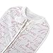 Woombie My First Months Baby Swaddle with Hat – Easy to Use Natural Approach to Swaddling –Stretchy But Snug Breathable Fabric – Pink Love – 5-10 lbs