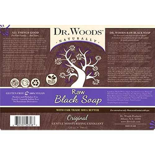 Dr. Woods Raw Black Moisturizing Liquid Soap with Organic Shea Butter, 32 Ounce Beauty & Personal Care, Skin Care, Body, Cleansers, Soaps