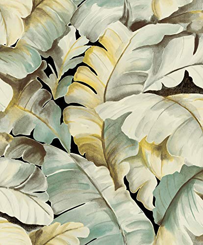 Advantage 2813-SY5151P Ramsay Green Banana Leaf Wallpaper
