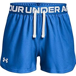 Under Armour girls Play Up Solid Shorts , Blue