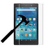 2017 Amazon Fire HD 8 Screen Protector, EpicGadget(TM) For 7th Generation 2017 Fire HD 8 Ultra HD Clear Anti Bubble Anti Fingerprint Anti Scratch 9H Hardness Tempered Glass Screen Protector