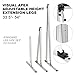 Visual Apex Projector Screens Adjustable Height 33.5