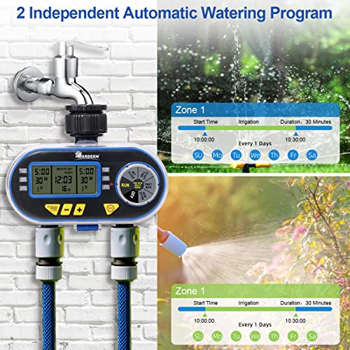 Yardeen Sprinkler Timer,Outdoor Water Timer for Garden Hose