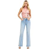 Risen Jeans - Tummy Control High Rise Long Straight Jeans (34" Inseam, Extra Long) - PS21108 - Includes Official Tag