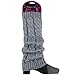 Senchanting Lady Winter Warm Leg Warmer Cable Knitted Crochet Long Socks Legging