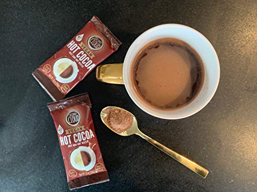 Coconut Cloud: Vegan Instant Hot Chocolate Mix, Dairy Free | Natural, Coconut Powdered Milk + MCT OIL | Single Serve Packets, Just add Water (Perfect for on the Go), 8 Cocoa Sticks