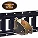 E-Track Wood Beam End Socket Shelf Bracket w/ E Track Spring Fitting, For 2x4 & 2x6 in Truck, Trailer, Van, RV, Cargo Tie-Down Systems, ETrack Tiedown for Custom Load Bar, Handmade Cabinet, Shelves
