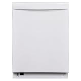 Kenmore 22-14642 24" Built-In Dishwasher - UltraWash Plus, EasyFlex Third Rack, TurboDry, SmartWash & Reach-Thru Handle - 15 Place Settings - 45 DBA - ENERGY STAR Certified - 24" - White