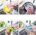 CLOVERHOME BestSponges 003 Brush Set – Best Mini Flexible Silicon Kitchen Sponge Scrubber – Food Grade – Antibacterial – Dish Washing – Multi Purpose – Clea, 4.52inch 4.52inch Multicolor
