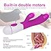 CNHIDEE Silicone Rabbit Vibrator with Multi Speed Vibration Frequencies for Clitoral and G Spot Stimulation, 4.8 Ounce