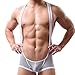 YiZYiF Men's Sexy Lingerie Bodysuit Boxer Briefs Suspenders Singlet Underwear