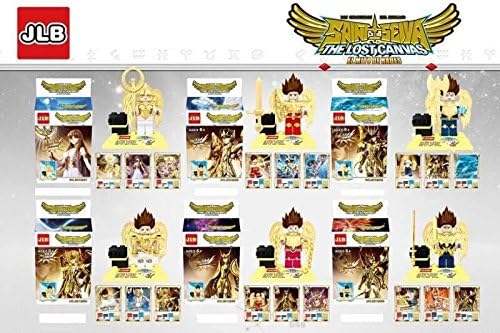 6 Pcs/set Building Blocks Super Heroes Saint Seiya Minifigures the Lost Canvas Bricks Minifigure Toy