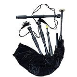 McWilliams PROFESSIONAL SCOTTISH HIGHLAND BAGPIPE BUILTEN MOUNTS AND HARD BOX