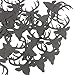 Hemarty Black Deer Cut Out, Deer Theme Decorations, Autumn Theme, Rustic Theme, Fall Decorations, Animal Party Supplies