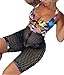 Lookwoild Womens Sexy Swimwear Push-up Front Lace Up Bathing Suit Fashion Geometric Patterns Bikini Sets (Blue, M)