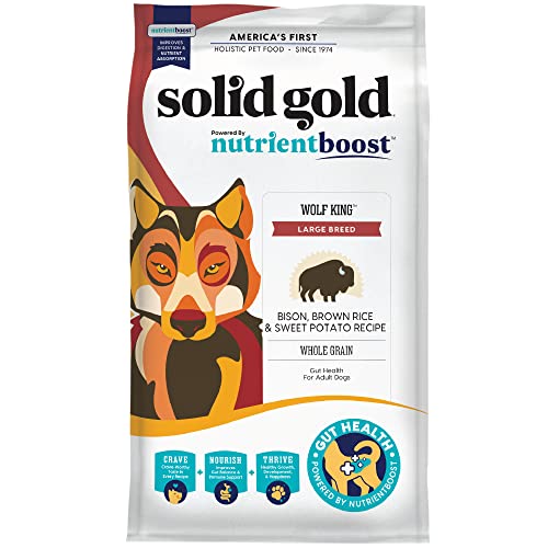Solid Gold Nutrientboost Wolf King - Large Breed Dry Dog Food Whole ...