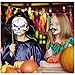 Halloween Photo Booth Props, Ghost Tooth Pumpkin Head Taro Signage Witch Hat Halloween Party Photo Shooting Props Trick or Treat Décor Favor
