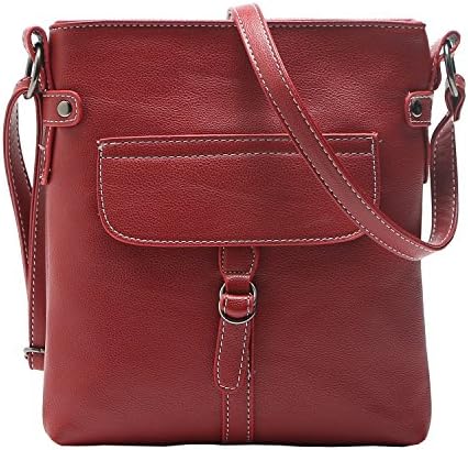 Sannea Must Have Dark Red Little Shoulder Purse, Small Crossbody Bags