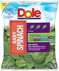 Image of DOLE Dole Baby Spinach Salad 6Oz, 6 oz(us)
