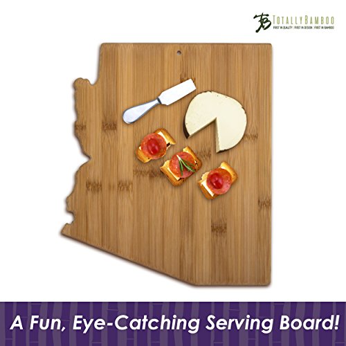 Totally Bamboo 20-7961AZ Arizona State Shaped Bamboo Serving & Cutting Board - //medicalbooks.filipinodoctors.org