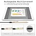 MoKo Universal Active Stylus, 2 in 1 High Precision Sensitivity 1.5mm Capacitive Pen, Metal Stylus Pen for Touch Screen Devices Smartphones & Tablets (iPad, iPhone X/8/8 Plus, Samsung etc.) - Gold