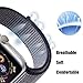 AdMaster Compatible for Apple Watch Band 42mm 44mm, Soft Nylon Sport Loop Replacement Wristband Compatible iWatch Apple Watch Series 4/3/2/1 Midnight Blue