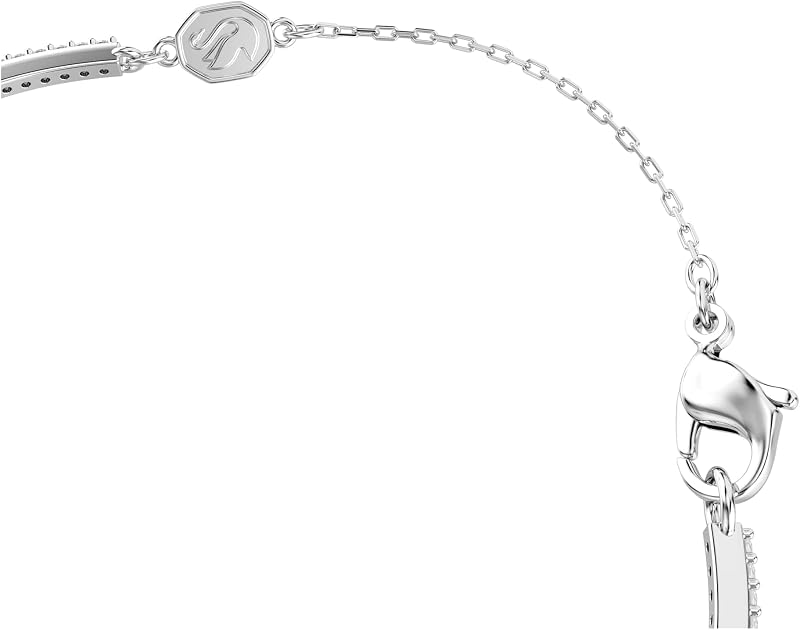 Bracciale rigido Una Angelic, Taglio misto, Verde, Placcato rodio