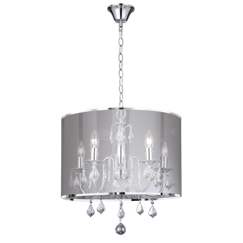 Searchlight Pendant Lamp, Chrome