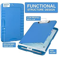 Sooez Clipboard with Storage, High Capacity Nursing