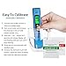 Jellas Pocket Size pH Meter Digital Water Quality Tester for Household Drinking Water, Swimming Pools, Aquariums, Hydroponics, pH Measurement for 0-14.0 pH (Z-Blue - pH Meter Auto Calibration)