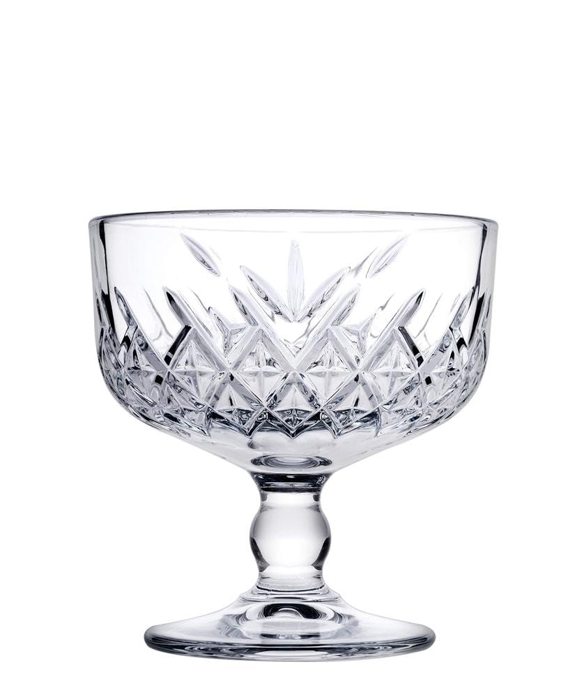 PASABAHCE 488519 Timeless 1 Dessert Cup, Glass, Transparent, 27.5 Cl