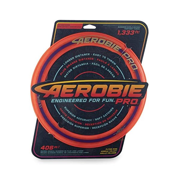 Aerobie 970031 Pro Frisbee Throw Ring, for ages 12+, Assorted