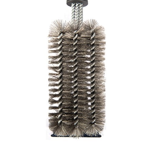 image for CO-Z Stainless Steel 3 in 1 BBQ Grill Brush and Scraper 18 Inches with