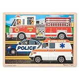 Kitchen MELISSA & DOUG TO THE RESCUE JIGSAW 24PC (Set of 6) Book