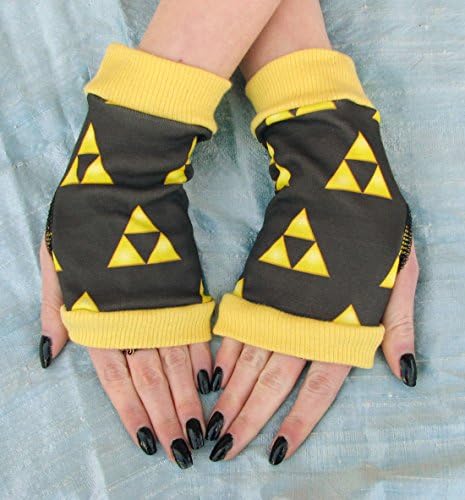 Zelda Video Gamer Arm Warmers Fingerless Gloves