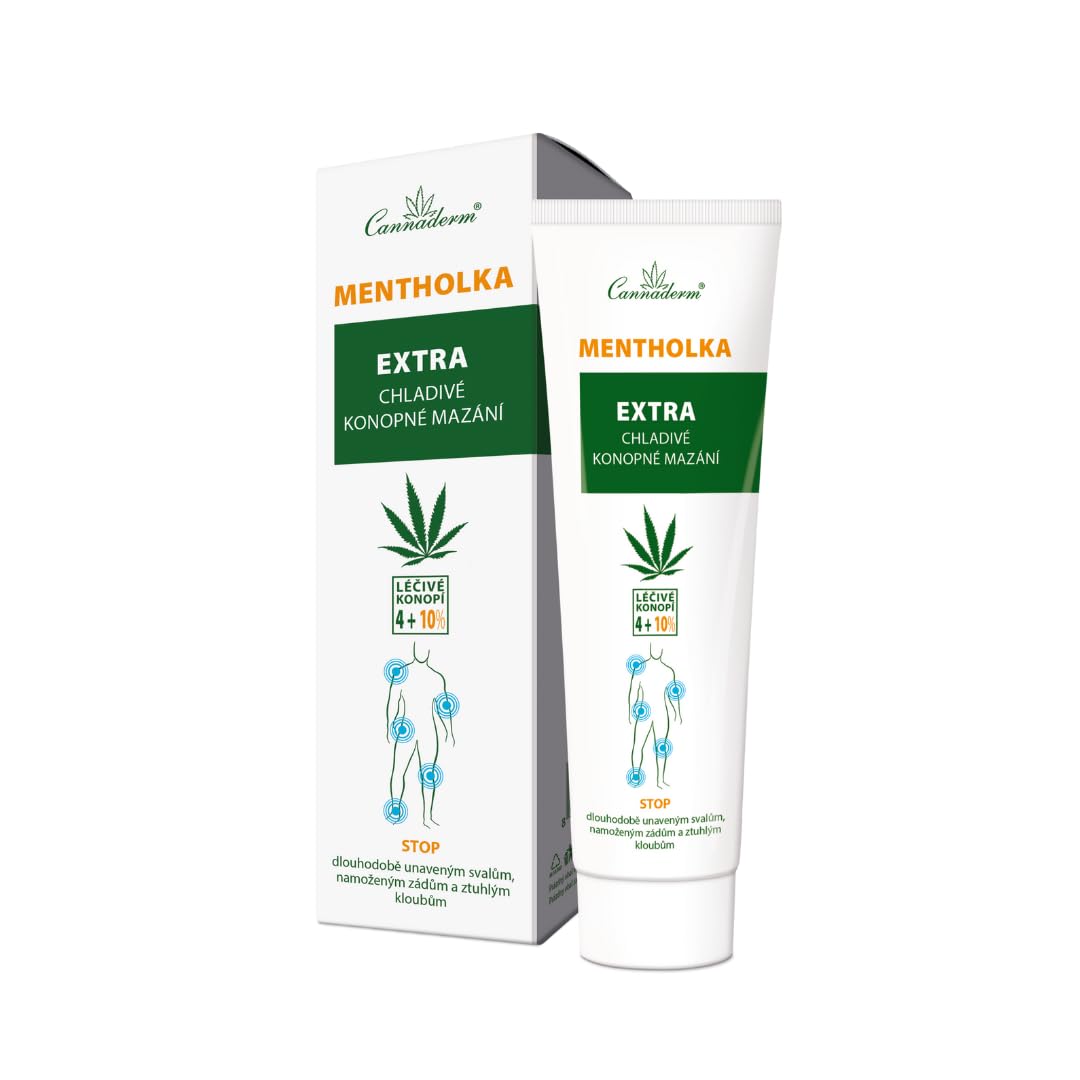 Cannaderm Mentholka Extra - Cooling Gel, 150ml for Muscle Fatigue & Stiffness, Unisex Adults